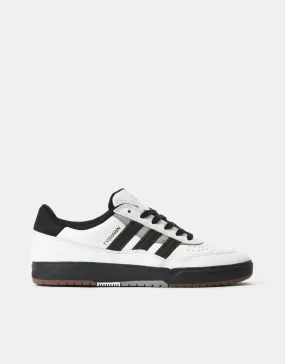 adidas Tyshawn II Skate Shoes - Crystal White/Core Black/Solid Grey