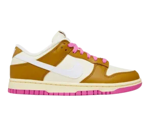 Nike Women's Dunk Low SE Shoes - Bronzine / Playful Pink / Alabaster / Coconut Milk