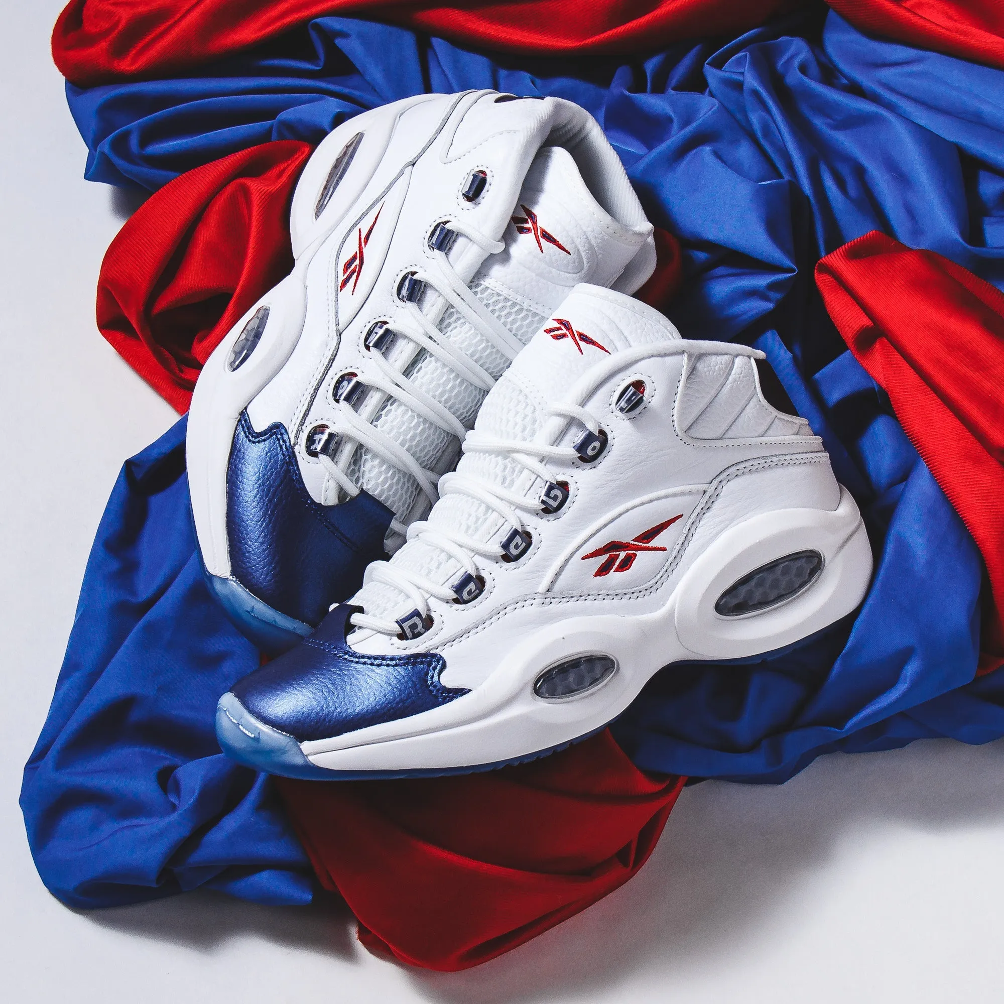 Reebok Classics Men Question Mid Allen Iverson Blue Toe GX0227