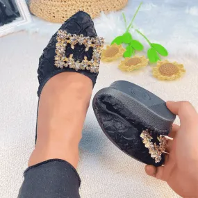 Rosanna Rhinestone Flats